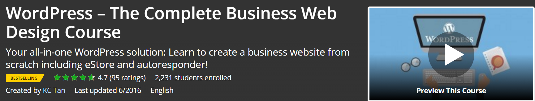 WordPress – The Complete Business Web Design Course